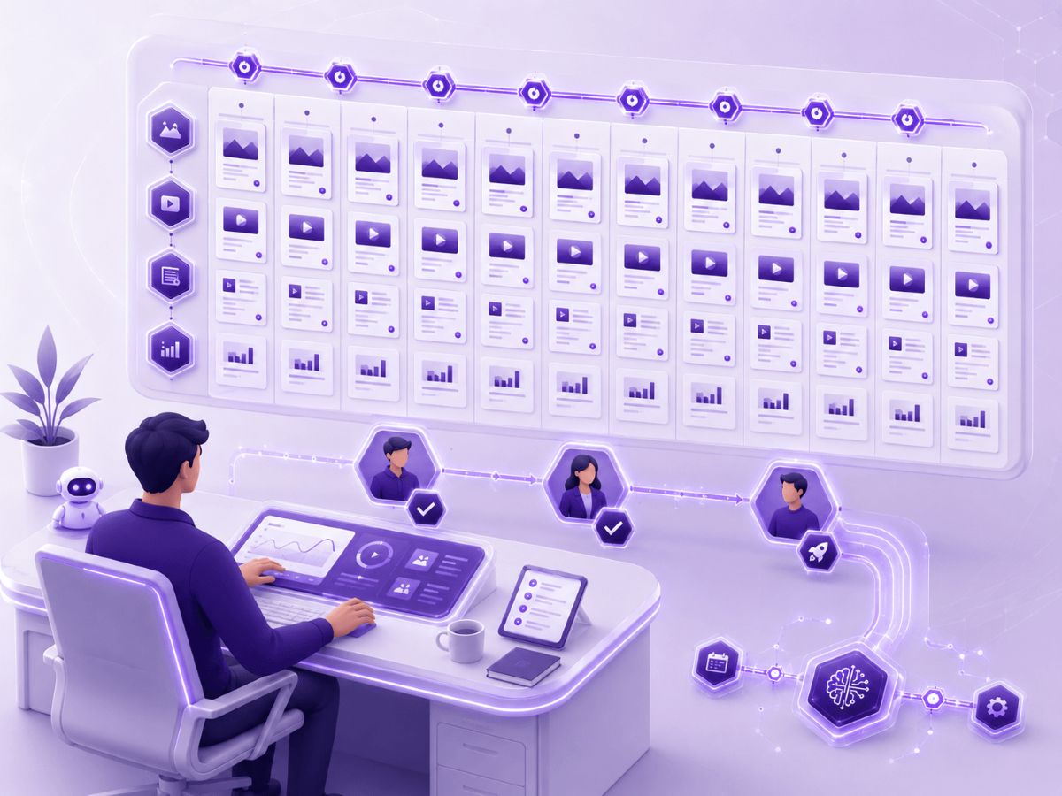Redaktionssystem mit 12 Wochen Content-Vorlauf
