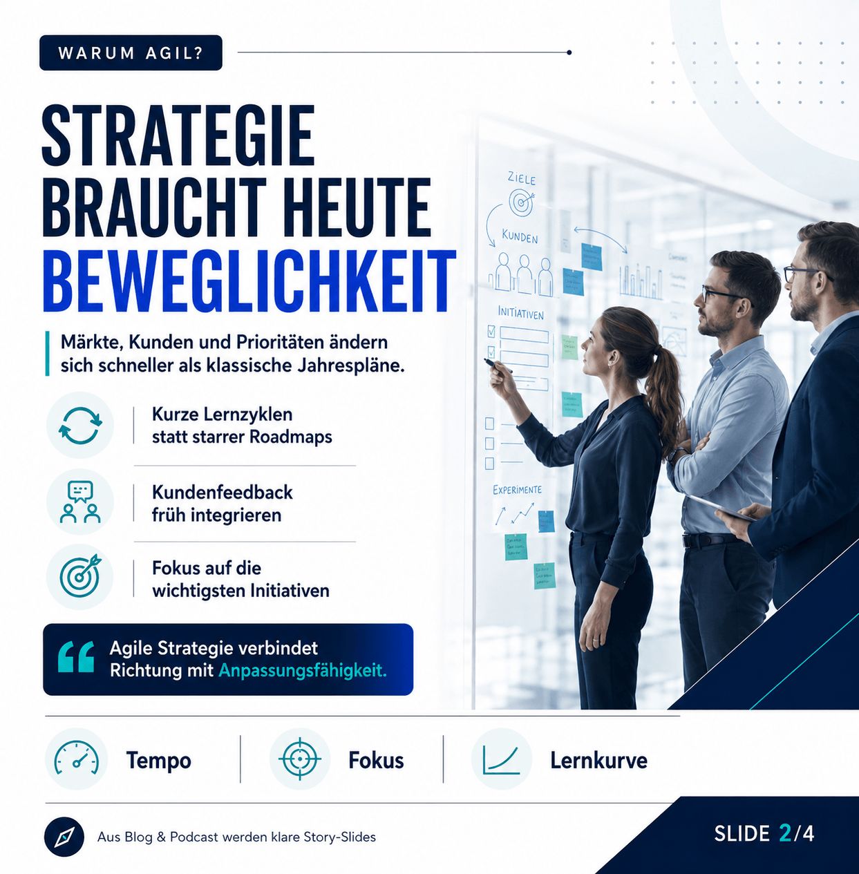 Bildungs-Marketing Flyer und Content-System