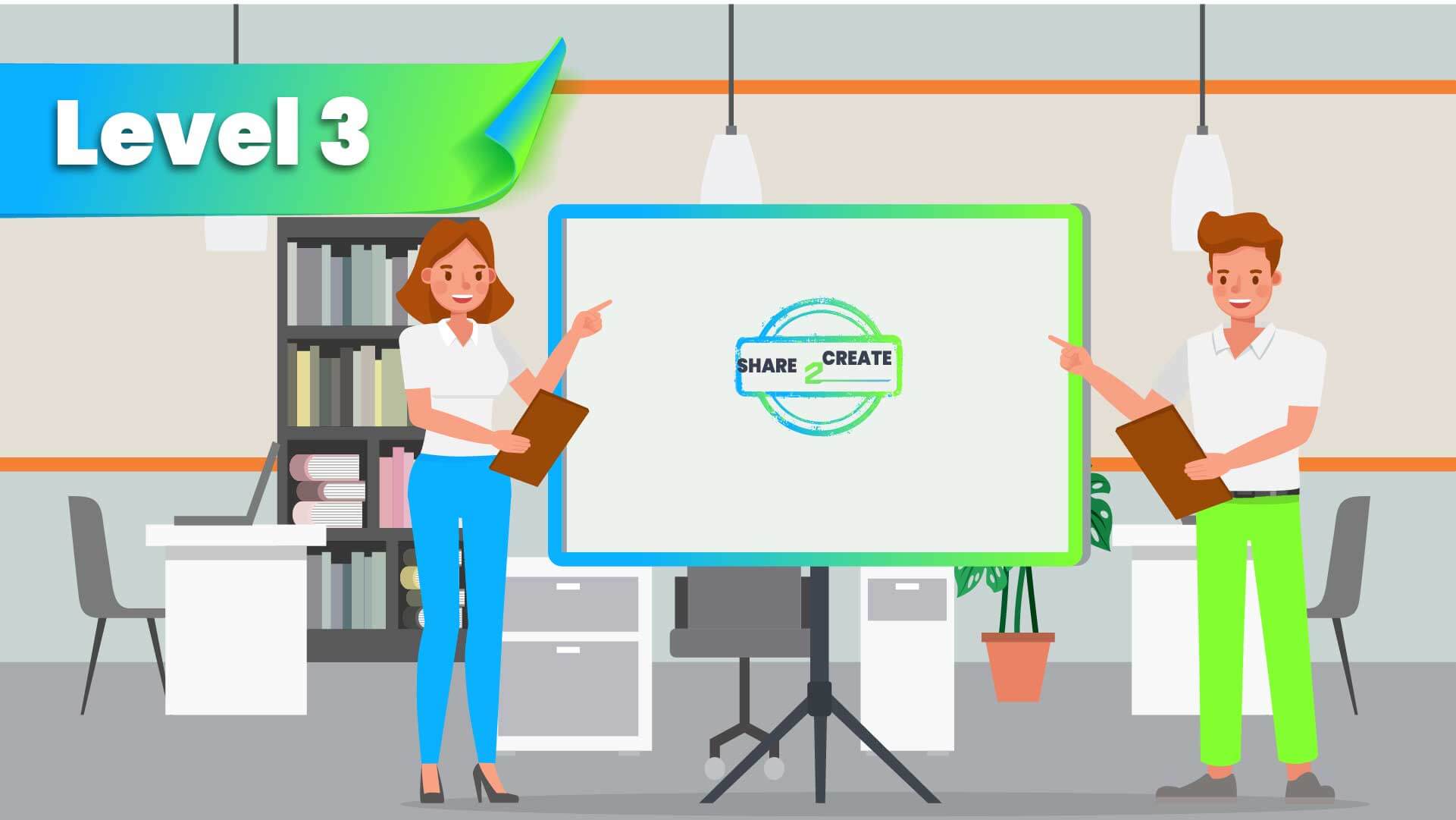 Erklärvideo Level 3 Share2Create
