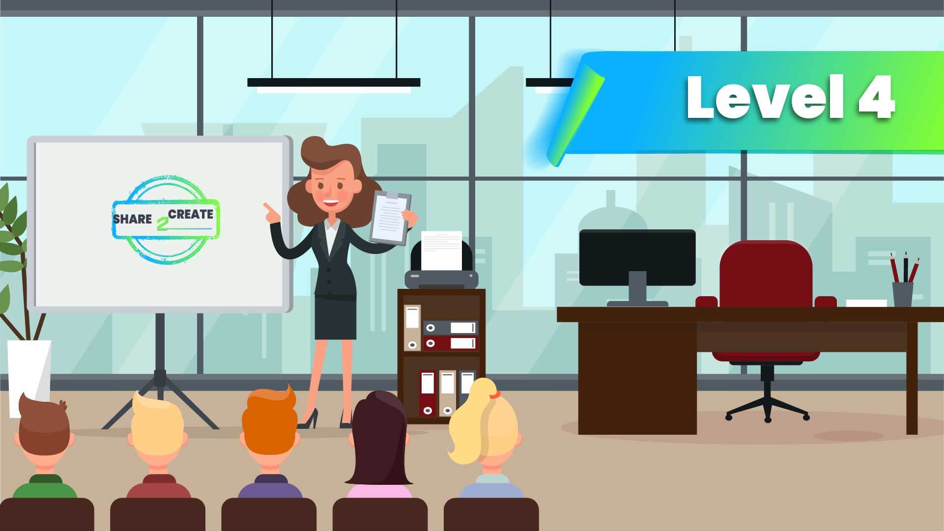 Erklärvideo Level 4 Share2Create