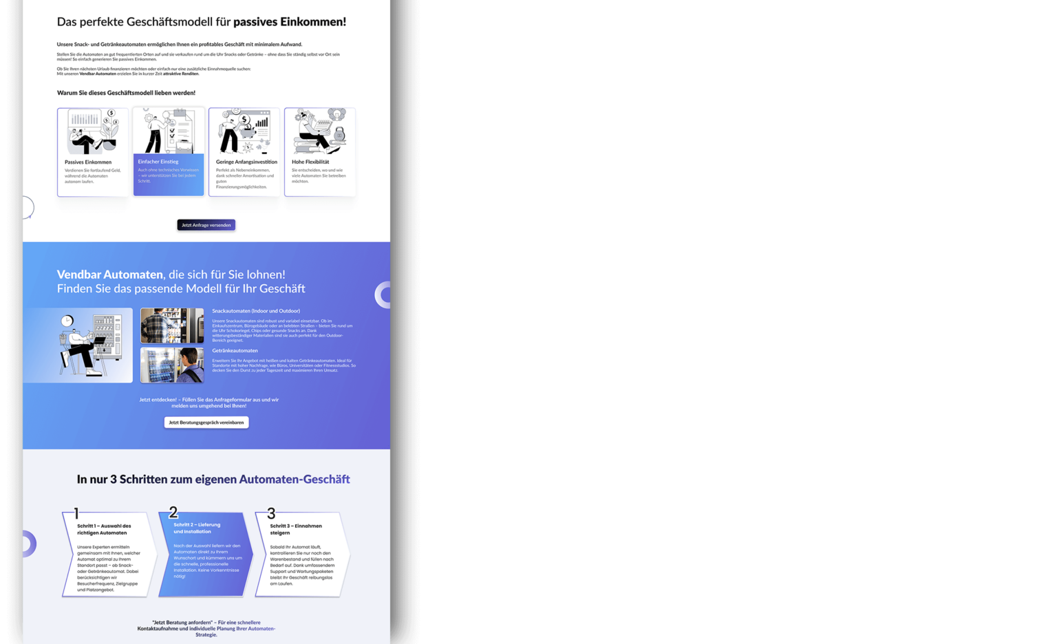 Vendbar Webseiten Design Mockup Back by Share2Create