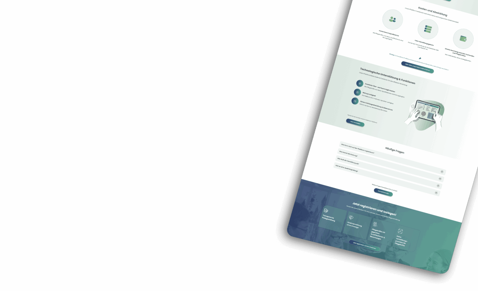 Webdesign Mockup Back 2 PflegedienstHymer