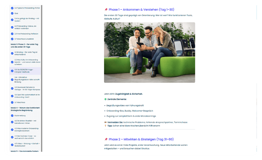 Onboarding Minikurs Vorschau 3