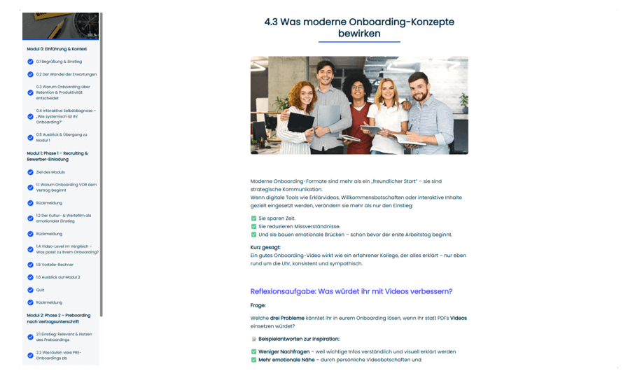 Onboarding Minikurs Vorschau 4