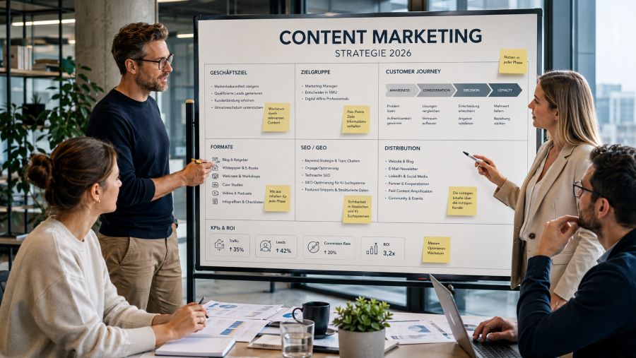 Content Marketing im B2B mit Strategie, Formaten je Phase und Erfolgsmessung