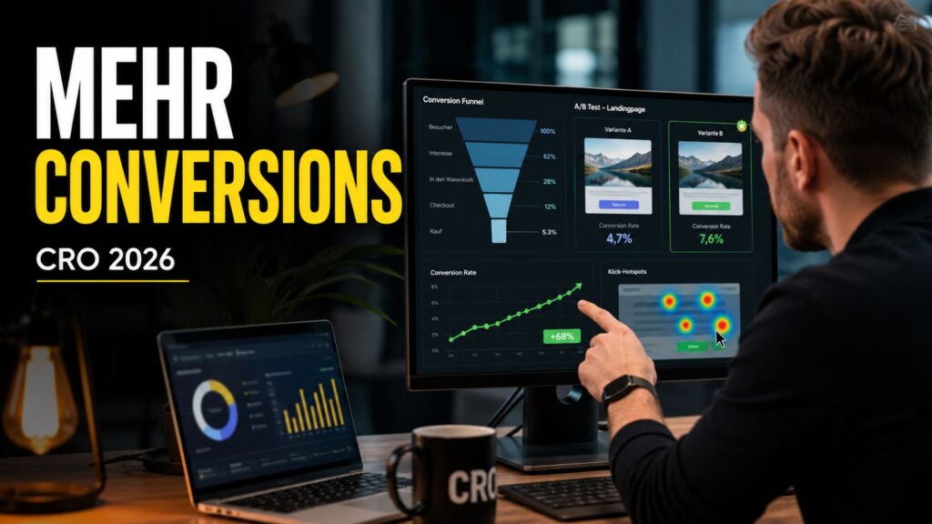 Conversion Rate Optimierung: CRO-Maßnahmen 2026
