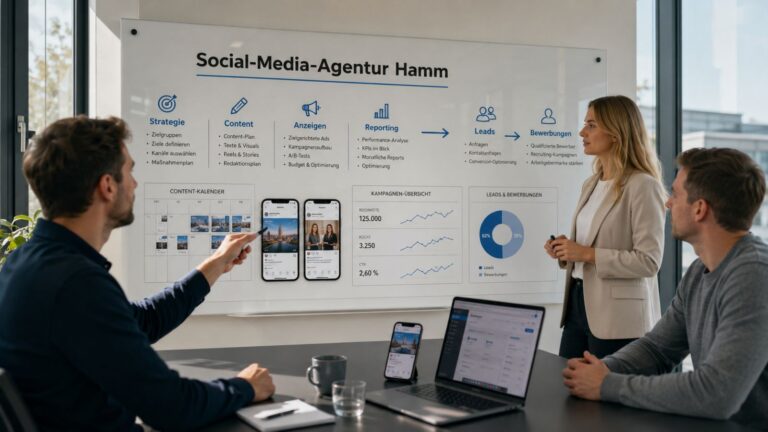 Social-Media-Agentur Hamm: Sichtbar & Anfragen