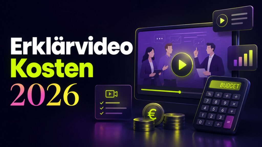 Erklärvideo Kosten 2026: Preise, Faktoren & Budget