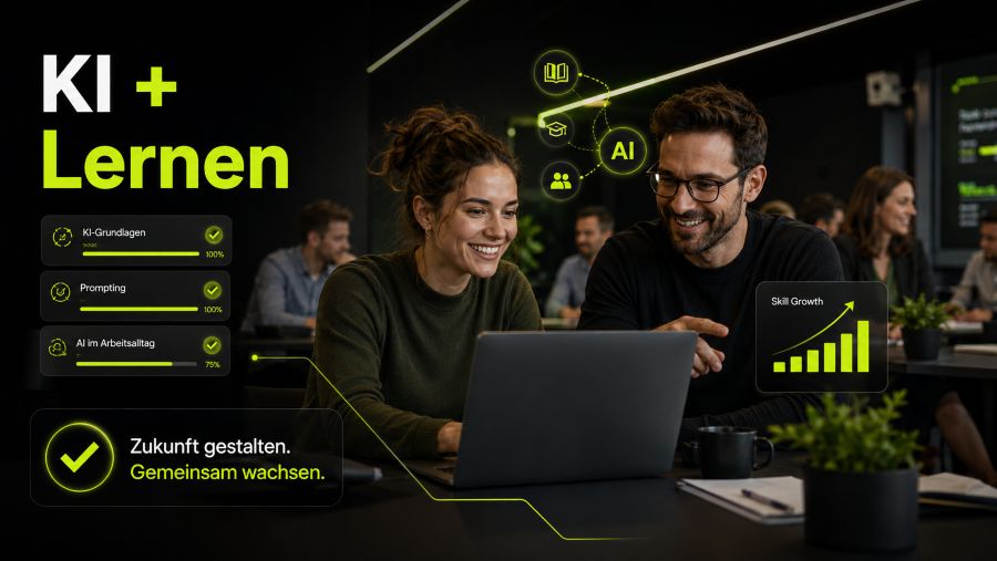 KI-Lernen als Bindungsfaktor 2026 mit Lernpfaden, Skill Growth und Zusammenarbeit