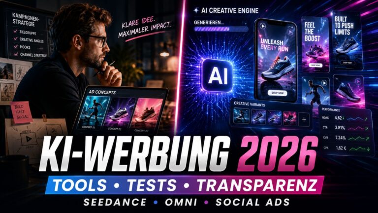 KI-Werbung: Tools, Workflow & Kennzeichnung