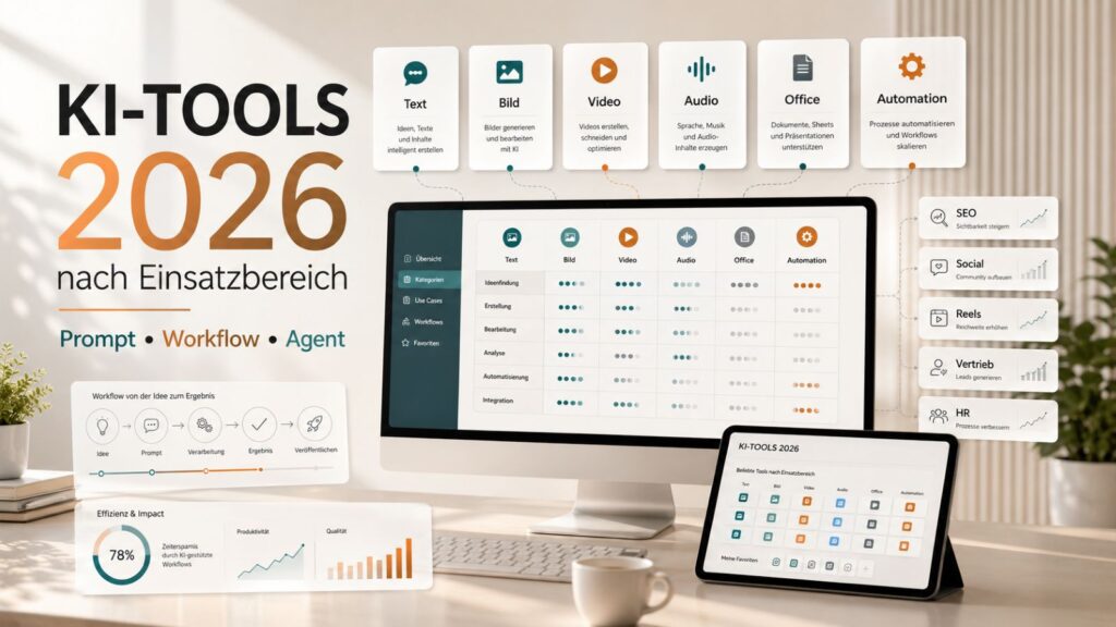 KI-Tools 2026: Die besten nach Einsatzbereich