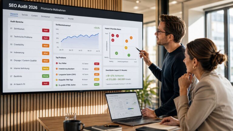 SEO Audit: Website prüfen, KI-Audit & Prioritäten