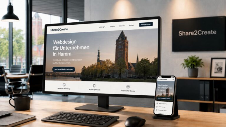 Webdesign Hamm: Websites, die Anfragen bringen