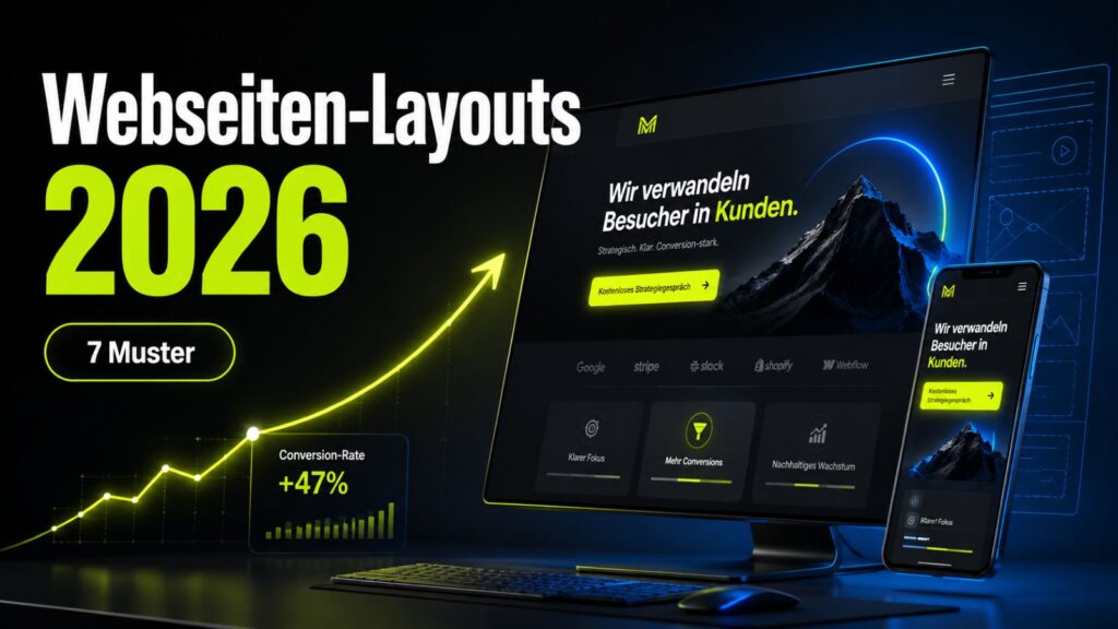 Die 7 besten Webseiten Layouts für eine Landingpage