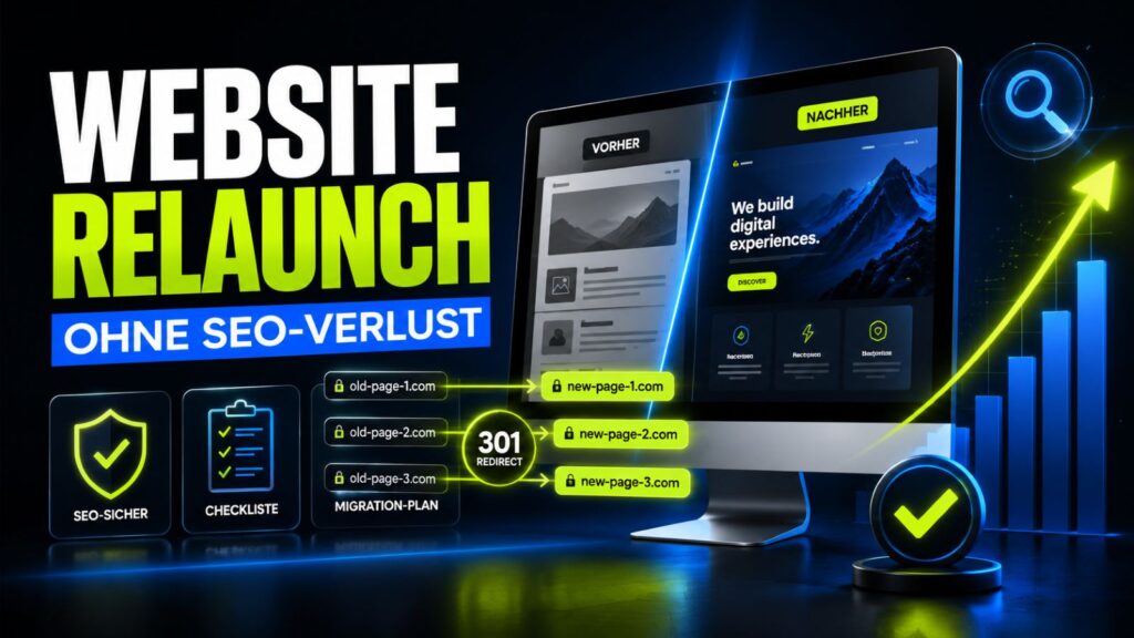 Website Relaunch: Checkliste & SEO-Plan 2026