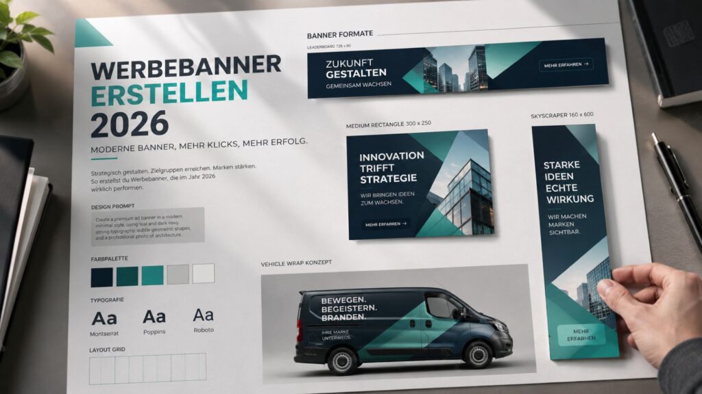 Werbebanner erstellen: Formate, KI & Tipps